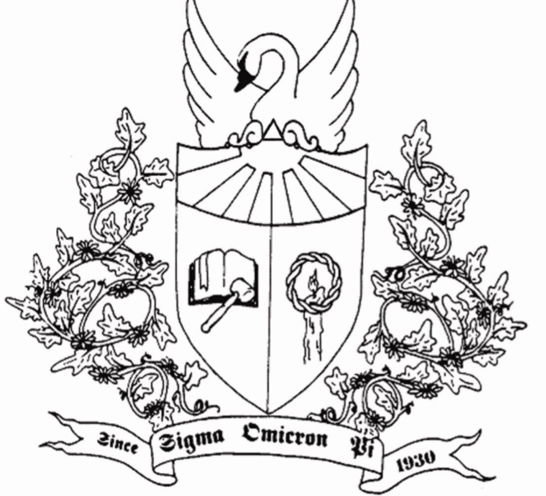 Sigma Omicron Pi crest
